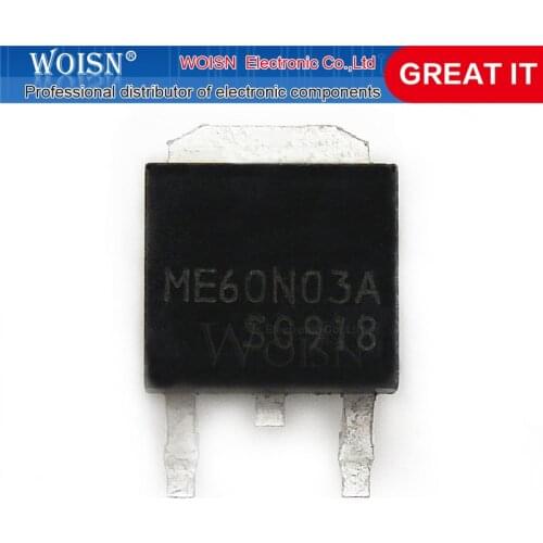 2pcs/lot ME08N20-G 8N20 ME25N06 25N06 ME60N03A ME60N03 TO-252 In Stock