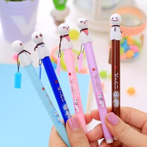 48 pcs/Lot Sunny doll gel pen for writing 0.38mm black ink Japanese pens stationery Office accessories supplies School EB272