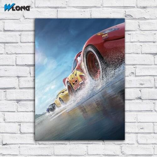 Large Printing Cars 3 Race Cars Cruz wall Art Picture Home Decor Living Room Modern Canvas Print Paintings no frame