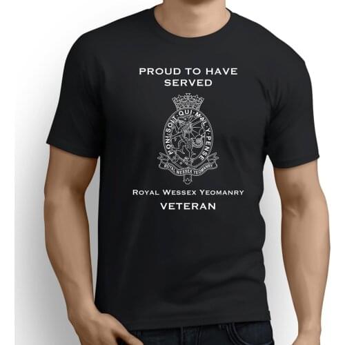 Brand Cotton Men Basic Tops Tshirtsroyal Wessex Yeomanry Premium Veteran T-Shirt (126) MenS Funny Harajuku Tshirtskull T Shirt
