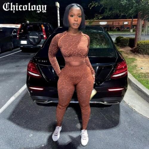 Chicology Women Summer Stripe Print 2 Suits Crop Tank Top See Through Stretchy High Waist Pants Round Neck 2 Two Pieces Sets