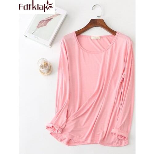 Женские хлопковые футболки Fdfklak China At AliExpress