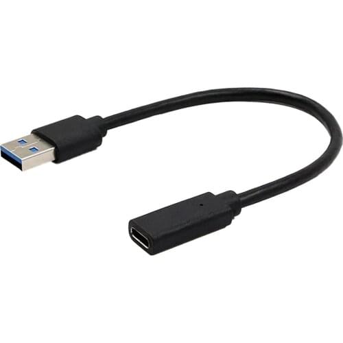 0.2 Meters USB 3.1 Type C Female To USB 3.0 Male Port Adapter Cable USB-C To Type-A Connector Converter For Macbook