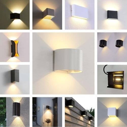 Outdoor LED wall lamp modern simple hotel wall lamp corridor exterior wall waterproof outdoor wall lamp