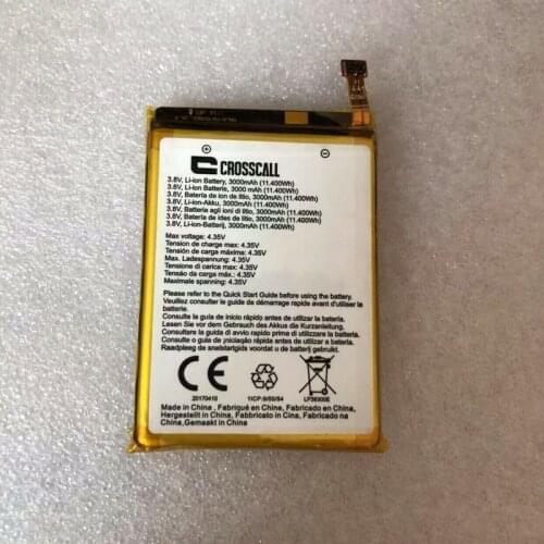 New 3.8V 3000mAh Battery for Crosscall Trekker M1 Cell Phone