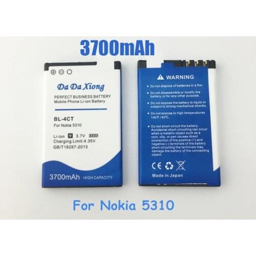 New 3600mAh BL-4CT BL4CT High Capacity Li-ion Phone Battery For Nokia 5310 5630XM 7212C 7210C 6600F