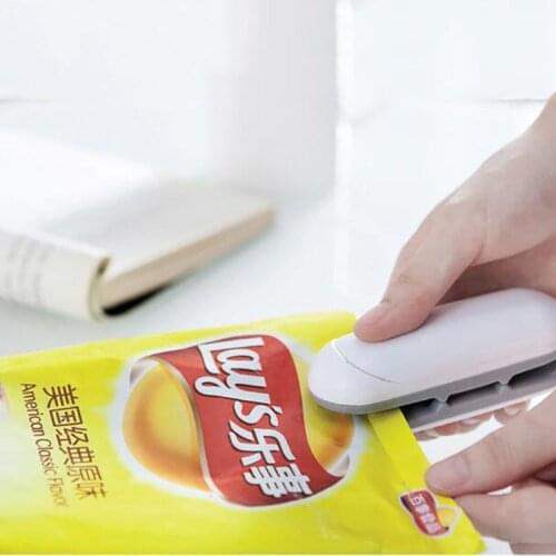 Portable Mini Sealer Heat Package Machine Plastic Food Saver For Plastic Bags Package Household Food Clip Kitchen Gadget