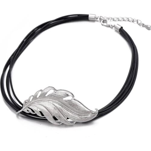 SHEFLY Women's Leather Chokers