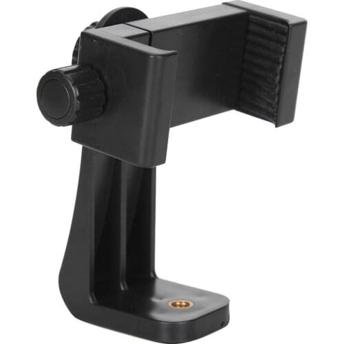 360 Degree Tripod Mount Mobile Phone Clip Holder Vertical Bracket Rotating Tripod Adapter for Mobile Phones Smartphone Tool