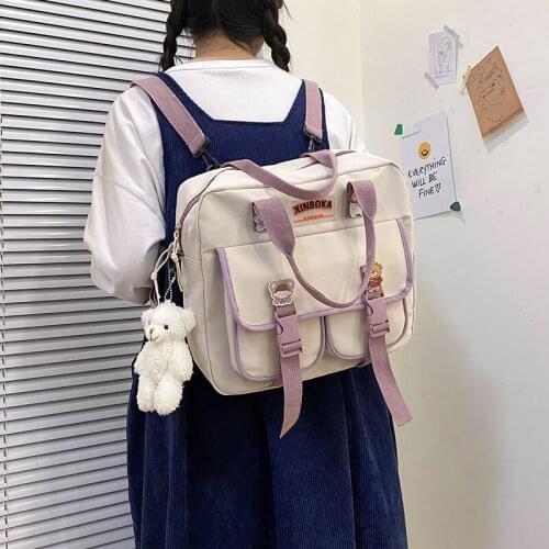 Trend School Korean Backpack Cute Womens Design Students Backpacks For Girls Female Bags Fashion Large New Capacity Schoolbag