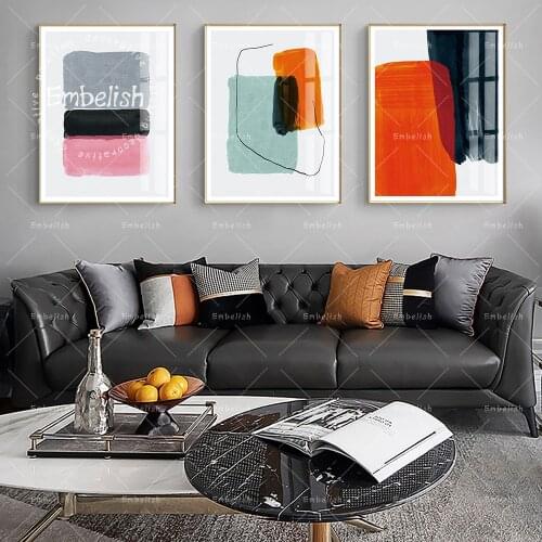 Embelish 1 Pieces Nordic Style Simple Color Modern Home Decor Pictures For Living Room Fashion Artworks HD Canvas Paintings