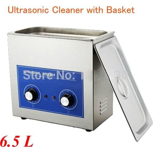 180W 6.5L Ultrasonic Cleaner with Cleaning Basket Watch/Glass/CD Ultrasonic Cleaning Machine with English Manual PS-30
