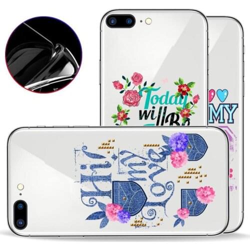 Flower Pattern Mobile Phone Case Waterproof For Apple iPhone 8PLUS Mobile Phones