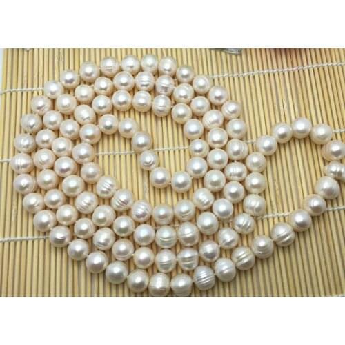 108 Buddha beads Jewelry 5mm 8mm 10mm 12x14mm white baroque natural pearl Necklace real freshwater pearl