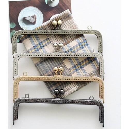 20cm Metal Wallet/Purse Frame handbag,Handles for handbags,Metal Accessories for handbags 4color