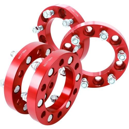 4PCS Wheel Spacers 6x5.5 1" inch For Chevy Silverado 1500 Avalanche Tahoe 14x1.5