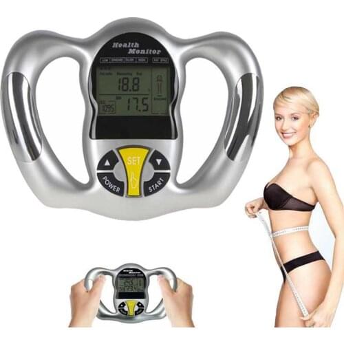 Digital Handheld Monitor Digital LCD Fat Analyzer BMI Meter Weight Loss Tester Calorie Calculator Measurement Health Care Tools
