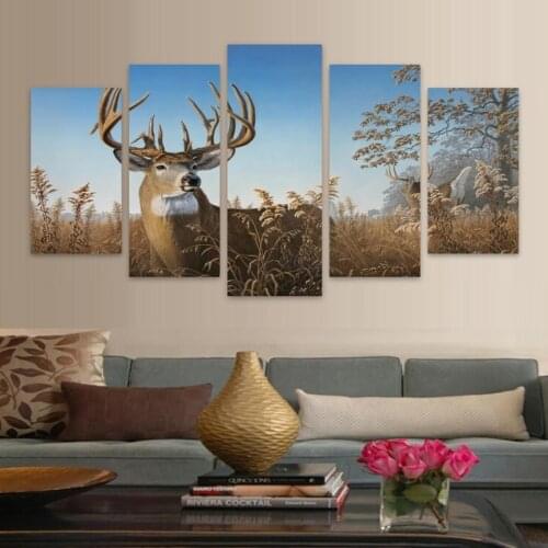 Diy square round drill diamond painting cross stitch mosaics Full 100% cover embroidery"5 Pieces Elk"diamond embroidery animal