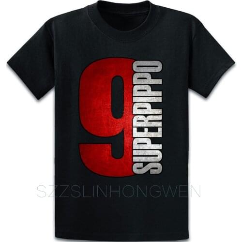 Pippo Inzaghi Milan 1899 T Shirt Cotton Designer Standard Letter Spring Autumn Building O Neck Over Size 5XL football T-Shirt