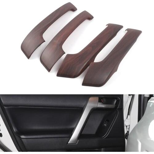 Chrome Door Inner Armrest Trim Cover For Toyota Land Cruiser 150 Prado LC150 FJ150 2011 2014 2017 2019 Decoration