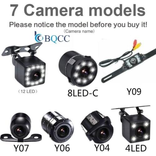 4/8/12 LED Kamera Backup Camera Intelligent Reversing Track Car Rear View Camera Dynamic HD Night Vision 120 Degree Wide Angle