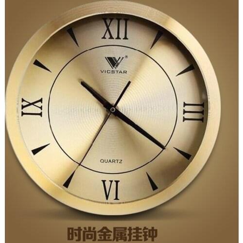 Creative Metal Large Wall Clock Golden 3d Silent Watch Living Room Bedroom Home Decor Wall Clock Modern Design Clock Mechanism