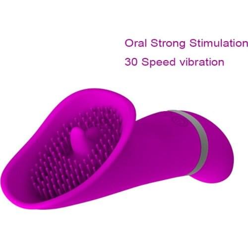 ORISSI Licking Toy 30 Speed Clitoris Vibrators for Women Clit Pussy Pump Silicone G-spot Vibrator Oral Sex Toys Sex Product