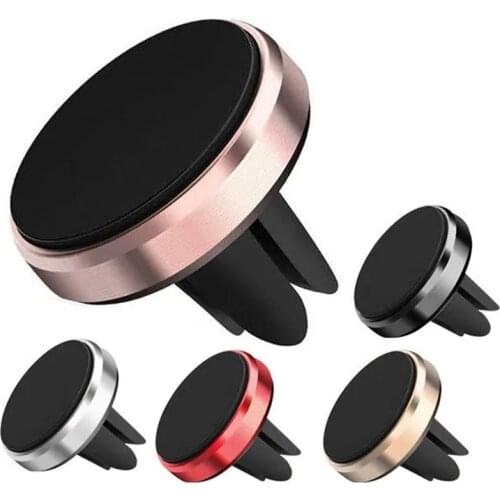 Magnetic Phone Holder Stand For iphone 12 Car GPS Air Vent Mount Magnet Stand Universal Mobile Phone Support For Xiaomi Samsung
