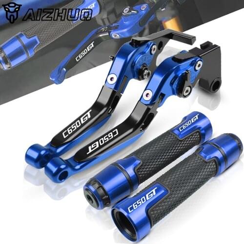 Motorcycle Accessories Folding Extendable Brakes Clutch Levers Handle Grips For BMW C650GT C650 GT C 650 GT 2012 2013 2014 2015