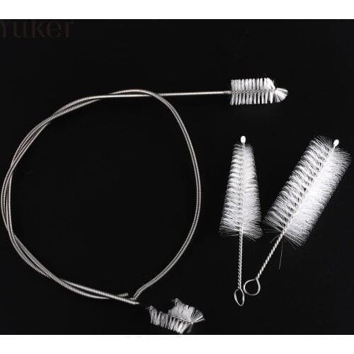 3-In-1 Music Instrument Trumpet Kit With 3 Brushes Cleaning Brushes Guitar Bass Cleaning Tool Musical Instrument Accessories