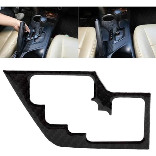 Gear Shift Panel Trim Frame Cover Carbon Fiber Decoration Fit for Toyota RAV4 2015 2016 2017 2018 2019 Car style