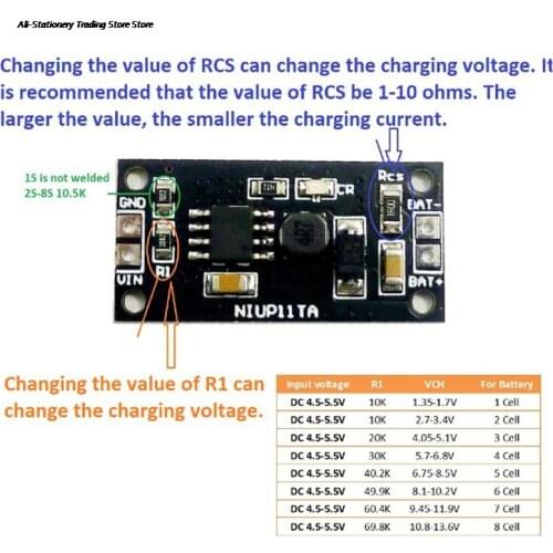 1Pcs 1-8 Cell NiMH NiCd Battery Dedicated Charger Charging Module Board