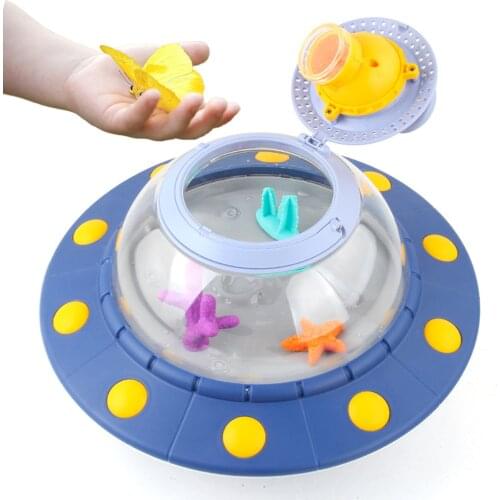 Portable Critter Catcher Box Bug Viewer Barrel Insect Collector Bucket