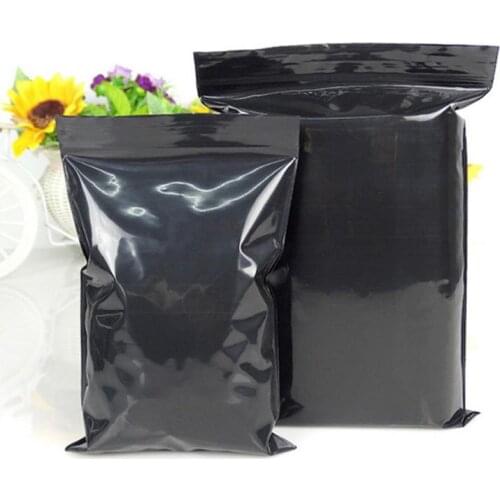 5000Pcs/Lot 9×13cm Self Sealable Poly Packaging Pack Black Pouches Plastic Party Package Packing Bags SN3844