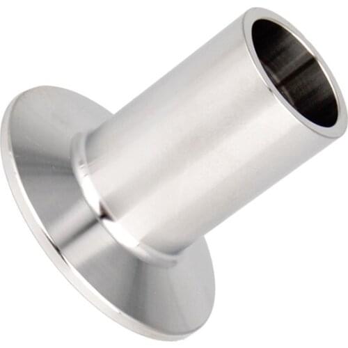 51mm Tube OD Length 60mm Stainless Steel Sanitary Weld Ferrule Connector Pipe Fitting For Homebrew Home Brew Fit 2" Tri Clamp