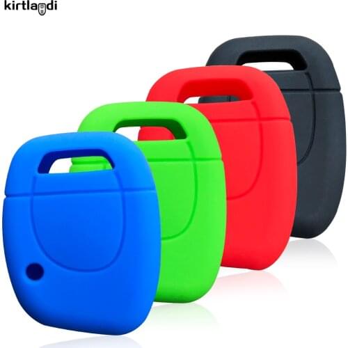 Kirtlandi Silicone Key Holder for Renault Clio II 2 Thalia Symbol Symball Car Key Cover Case Keychain Accessories Shell Key Case