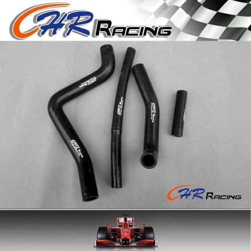 Silicone radiator hose for Kawasaki KX125/KX 125 1994-2002 95 96 97 98 99 00 BLK