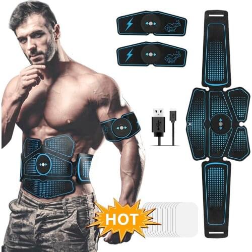 Muscle Stimulator ABS Hip Trainer EMS Abdominal Belt Electrostimulator Muscular Exercise Home Gym Equipment Electrostimulation