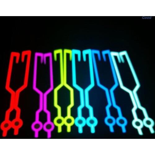 Helmet Decoration Light Bar Sticker Helmet LED Cold Light Stripe Luminous Decals Helmet Accessories Light