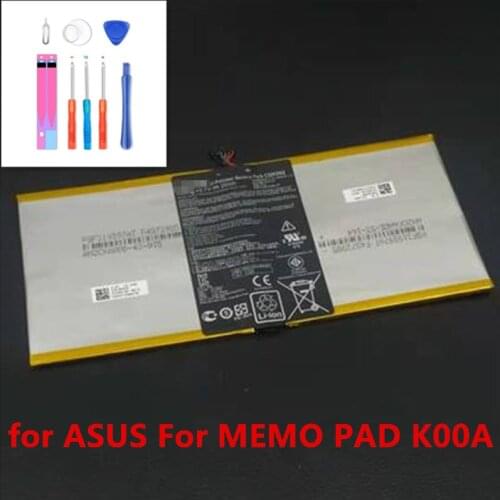 High Quality 3.7V 25Wh C12P1301 battery for Asus K00A ME302C MemoPad 10.1" TF303K 1B014A