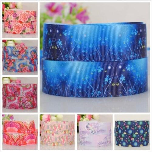 1"25mm Sale Hot beautiful Japanese flowers ribbon Printed grosgrain ribbon tape,DIY ployester ribbon