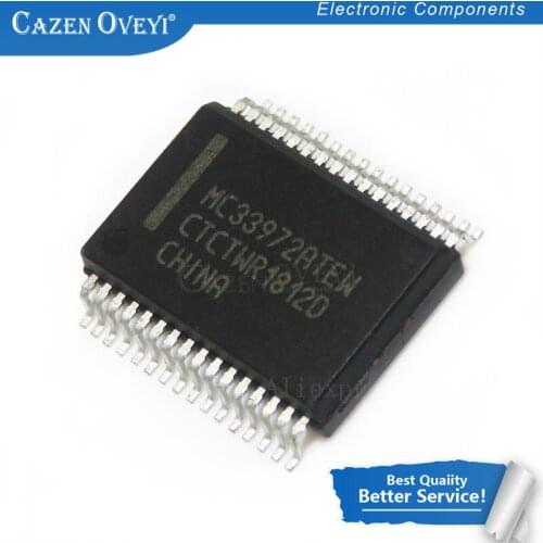 10pcs/lot MC33972ATEW MCZ33972AEW MCZ33972EW MCZ33972 MC33972ATEW new original In Stock