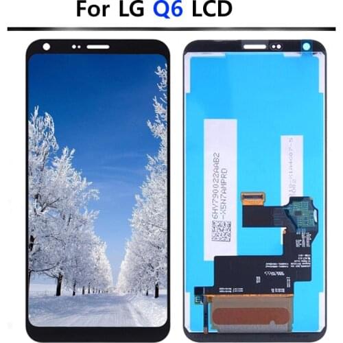 New tested LCD For LG Q6 LG-M700 M700A US700 M700H M703 LCD DIsplay + Touch Screen Digitizer Assembly With Frame