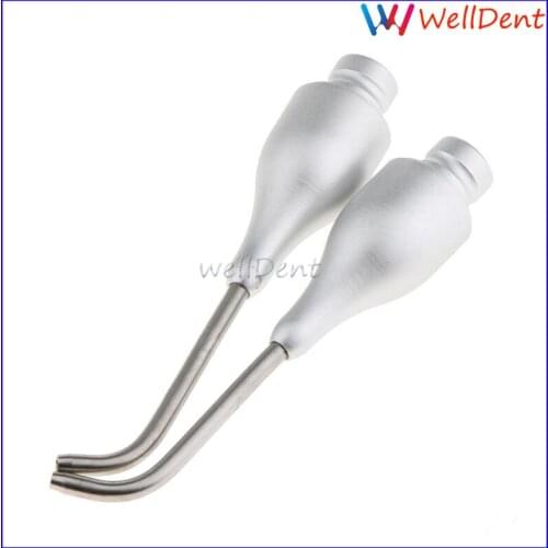 2pcs Dental Air Polisher Autoclavable Spray Nozzles Spare Parts For Dental Instrument Scaler Air Polisher Tooth Prophy Jet