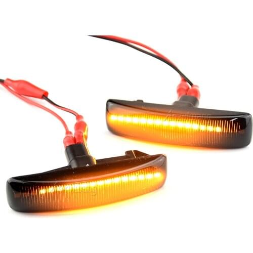 2x LED Dynamic Side Marker Light for Land Rover Discovery 3& 4 Freeland 2 Range Rover Sport LED Side Indicator Blinker Turn Lamp