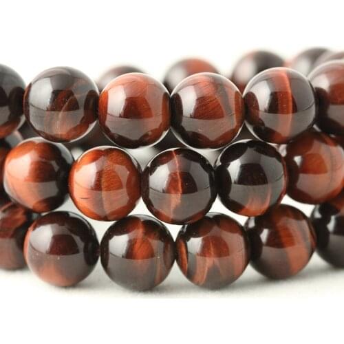 Exorcise evil spirits and attract wealth natural red tiger eye loose beads jewelry accessories DIY