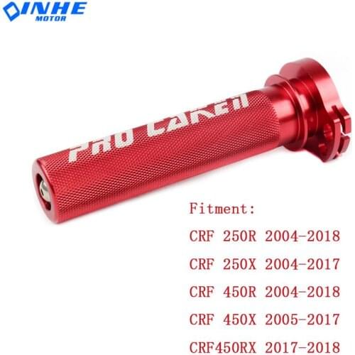 Aluminum Throttle Tube Grips For Crf450r Crf Crf250 CRF250R CRF250X CRF450X Dirt Bike