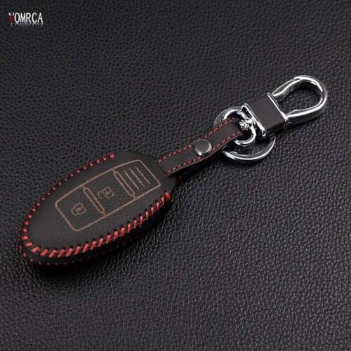 For Nissan Infiniti EX FX G25 G37 FX35 EX25 EX35 FX37 EX37 Q60 car top layer leather remote control car keychain key cover case