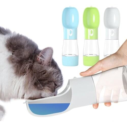 Copetsla Hot Dog Water Bottle Portable Pet For Dogs Food Water Feeder Drinking Bowl Pets Water Feeder Dispenser for Dogs Cats