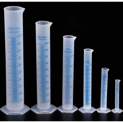10/25/50/100ml Plastic Cooking Measuring Cylinder Graduated Tools Chemistry Laboratory Tools School Lab Tool Kitchen Tools